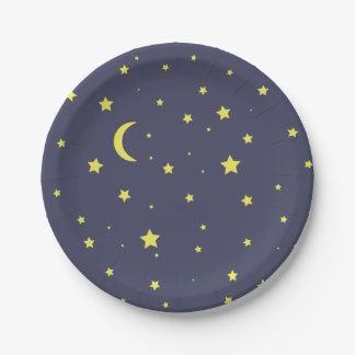 Starry Night Paper Plates