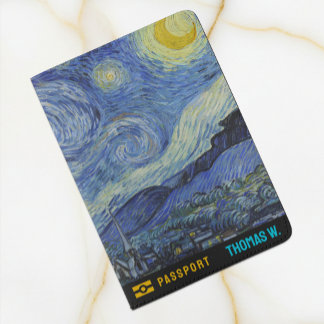 Starry Night Passport, Monogram / van Gogh Passport Holder