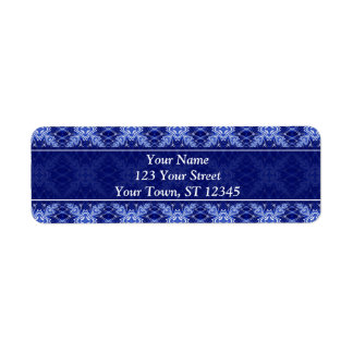 starry night pattern label