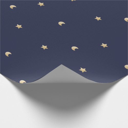 Starry Night Pattern Wrapping Paper