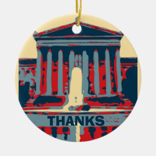 Starry Night Philadelphia, edit text Ceramic Ornament (Front)