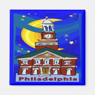 Starry Night Philadelphia Magnet