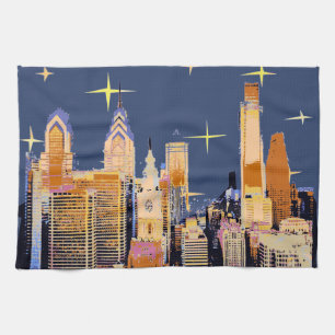 Starry Night Philadelphia Towel