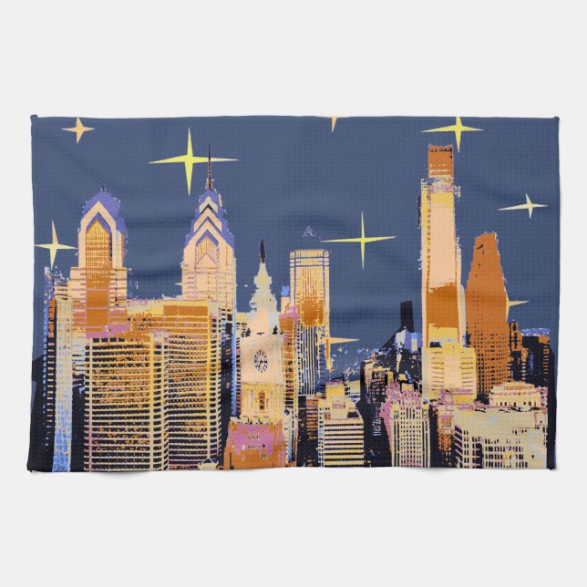 Starry Night Philadelphia Towel (Horizontal)