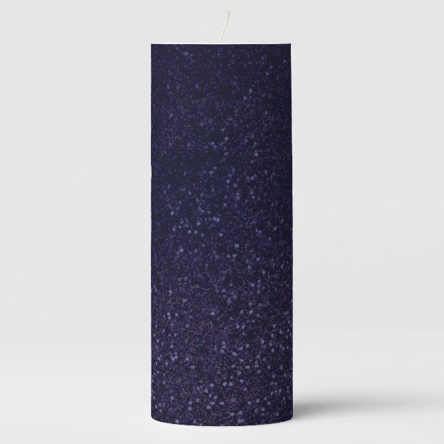 Starry night pillar candle (Front)
