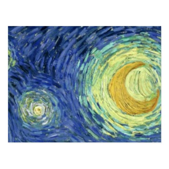 starry night postcard