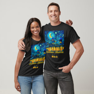 Starry Night Ramadan Mosque  T-Shirt