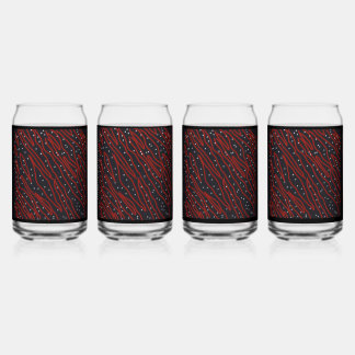 Starry Night, Red Tiger Night Can Glass