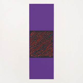 Starry Night, Red Tiger Night Yoga Mat