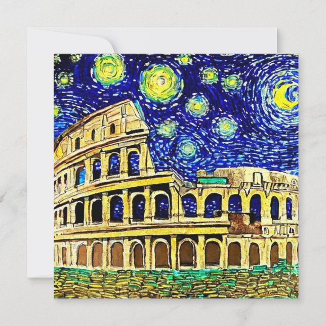 Starry Night Rome Italy (Front)