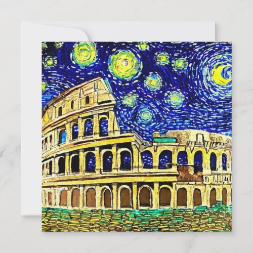 Starry Night Rome Italy