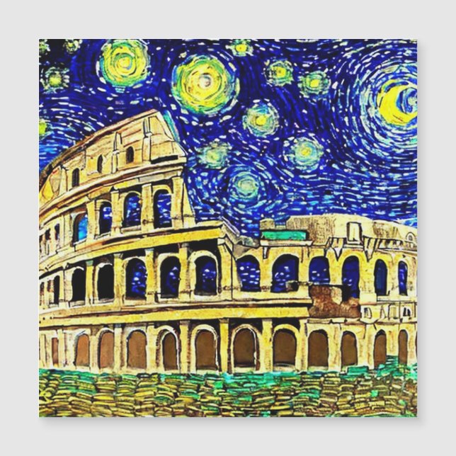 Starry Night Rome Italy (Front)