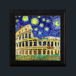 Starry Night Rome Italy Gift Box<br><div class="desc">The Colosseum in Rome Italy is an icon and one of the most recognizable structures in the world. This beautiful design is the colosseum in the style of Vincent Van Gogh's starry night.</div>