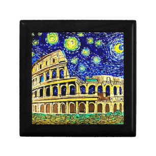 Starry Night Rome Italy Gift Box