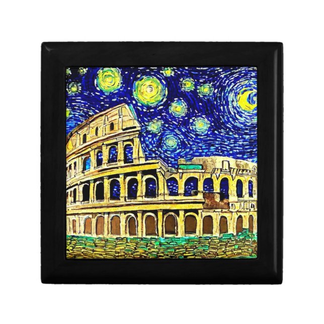 Starry Night Rome Italy Gift Box (Front)