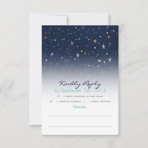 Starry Night RSVP Card