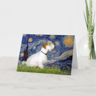 Starry Night - Sealyham Terrier (L) Card
