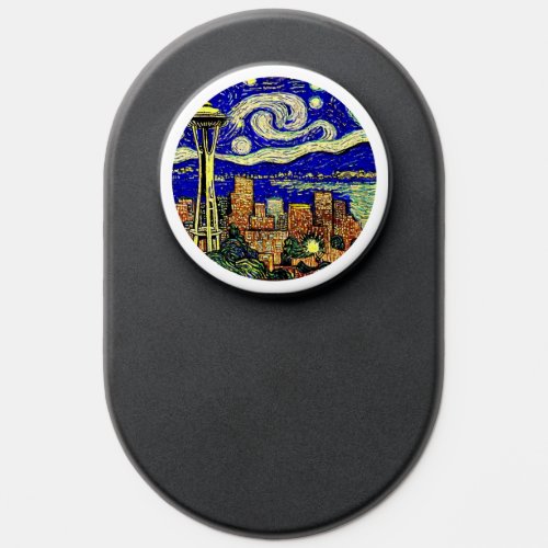 Starry Night Seattle Washington PopSocket