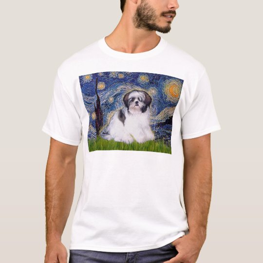 Starry Night - Shih Tzu (A-1) T-Shirt