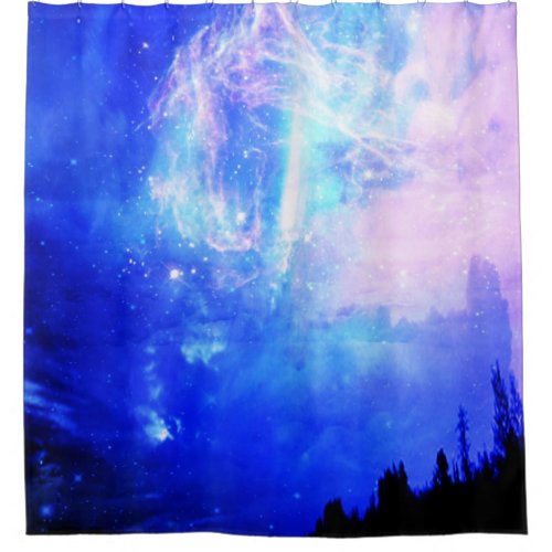 Starry Night Shower Curtain