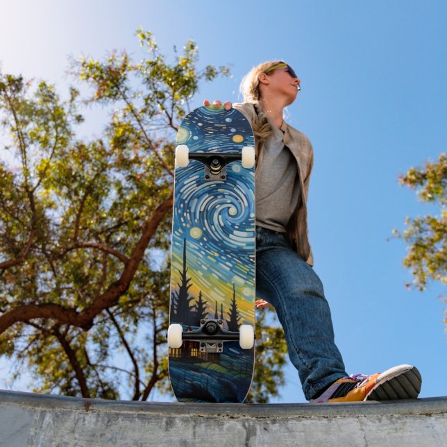 Starry Night Skateboard (Outdoor 1)