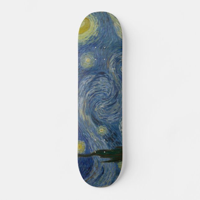 Starry Night Skateboard Deck (Front)