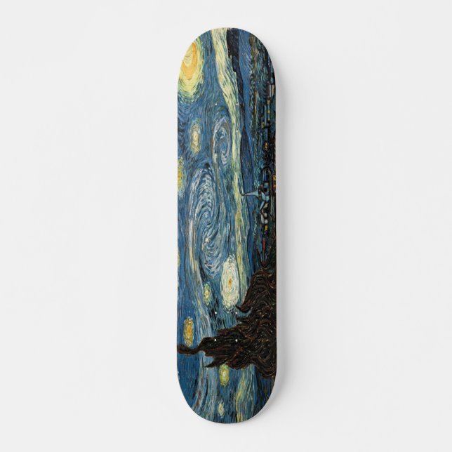Starry Night Skateboard Deck (Front)