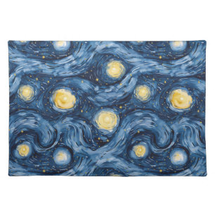 Starry Night Skies Bridal Shower Cloth Placemat