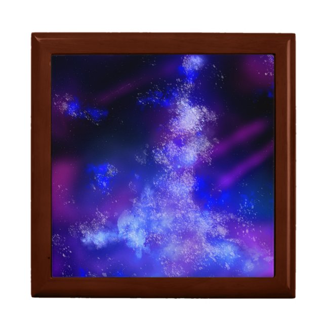 Starry Night Sky Blue Sapphire Gift Box (Front)