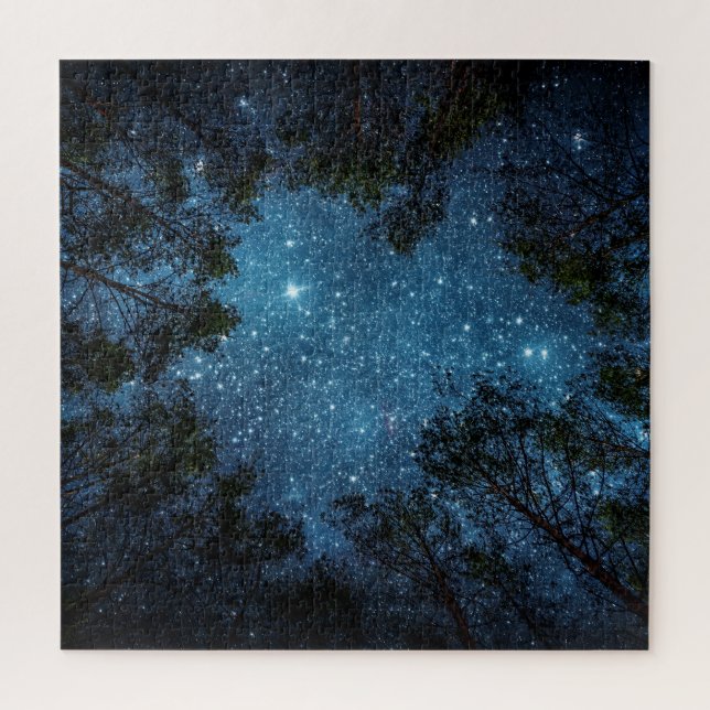 Starry night sky, Milky Way. Jigsaw Puzzle (Vertical)
