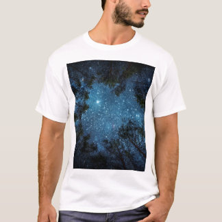 Starry night sky, Milky Way. T-Shirt