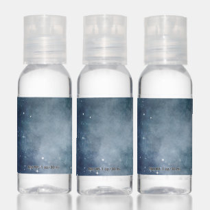 Starry Night Sky Stars Universe Midnight Blue Mist Hand Sanitizer