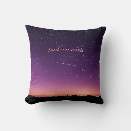 Starry Night Sky   Throw Pillow