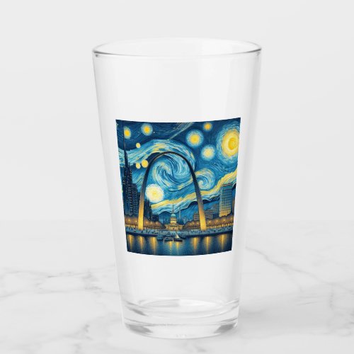 Starry Night St Louis Missouri Glass