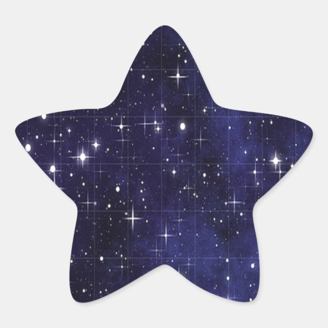 Starry  Night Star Sticker (Front)