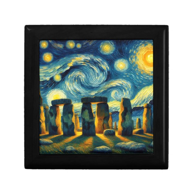 Starry Night Stonehenge Gift Box (Front)