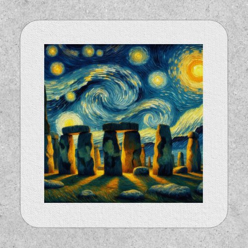 Starry Night Stonehenge Patch