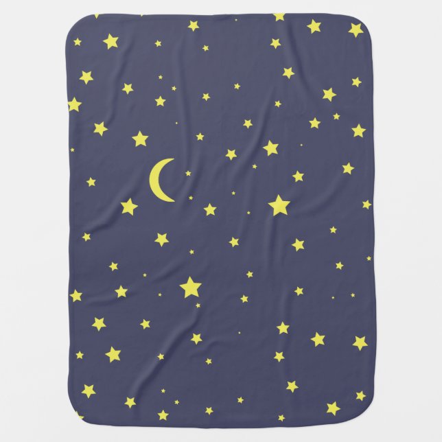 Starry Night Stroller Blanket (Front)