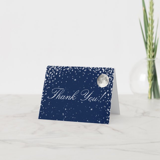 Starry Night Thank You Card (Front)