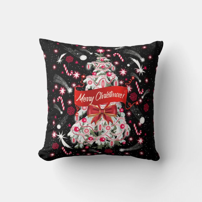 Starry Night Throw Pillow (Front)