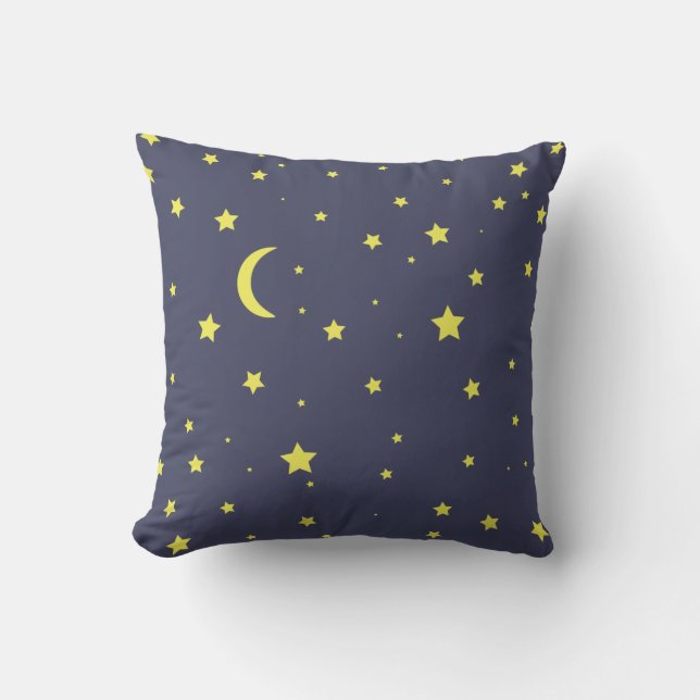 Starry Night Throw Pillow (Front)
