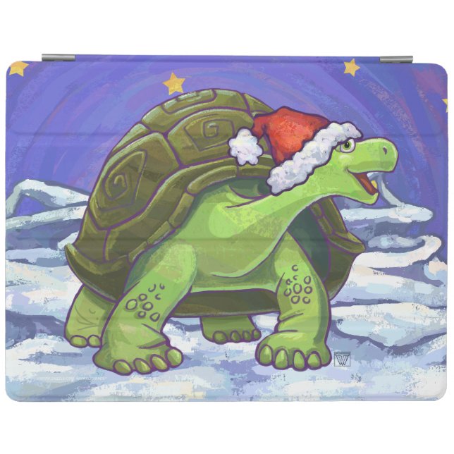 Starry Night Tortoise Christmas iPad Smart Cover (Horizontal)