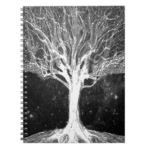 Starry Night Tree of Life Notebook