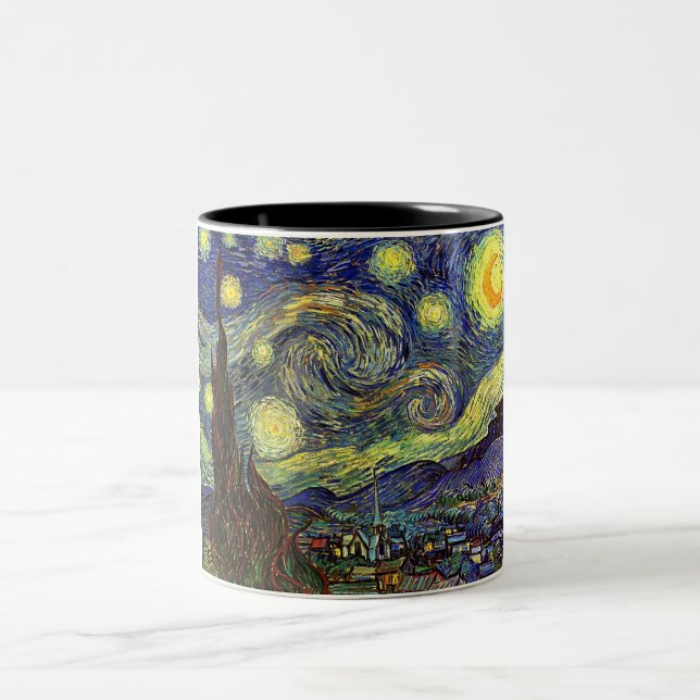 Starry Night Two-Tone Coffee Mug (Center)