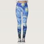 Starry Night Van Gogh All Over Print Leggings