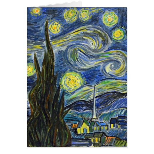 Starry Night, Van Gogh Cards (Front)