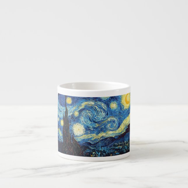 Starry Night - Van Gogh Espresso Cup (Front)