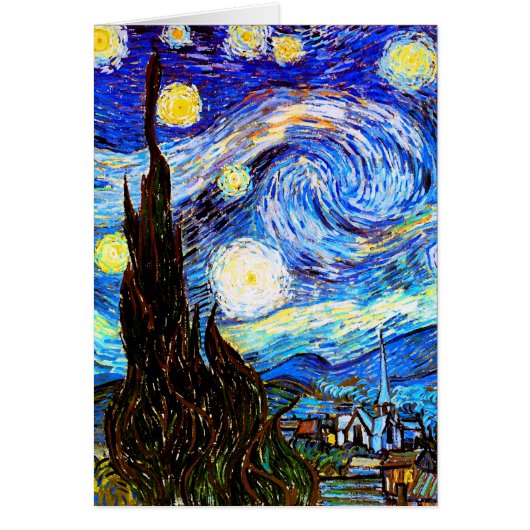 Starry Night Van Gogh Fine Art (Front)