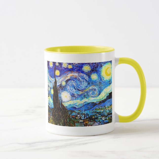Starry Night Van Gogh Fine Art Mug (Right)