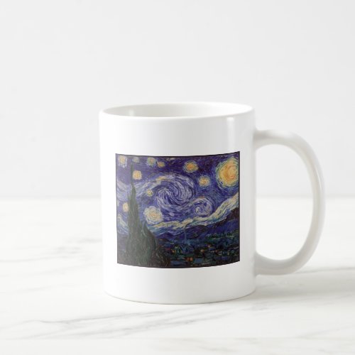 Starry Night Van Gogh French Town Saint Remy Coffee Mug